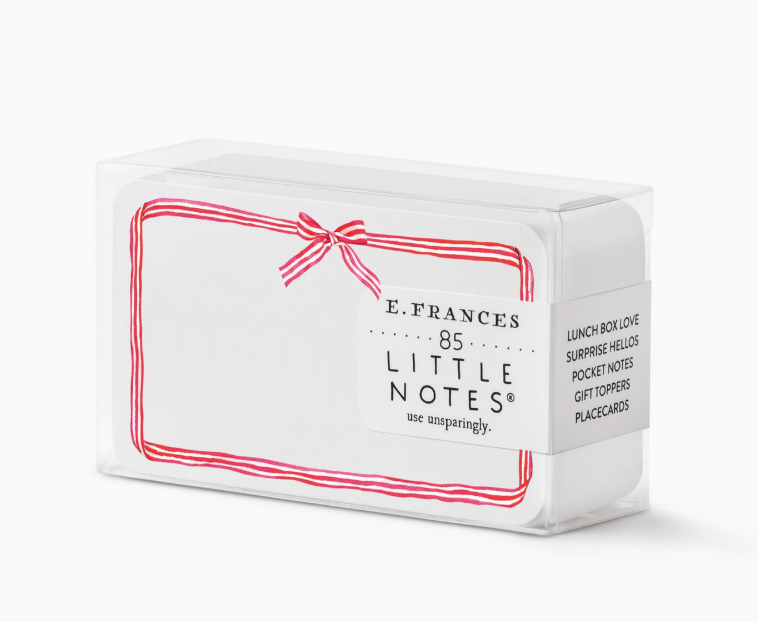 Holiday -Red Ribbon Candy Little Notes