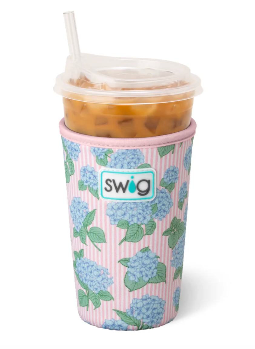 Hydrangeas Iced Cup Coolie (Medium)