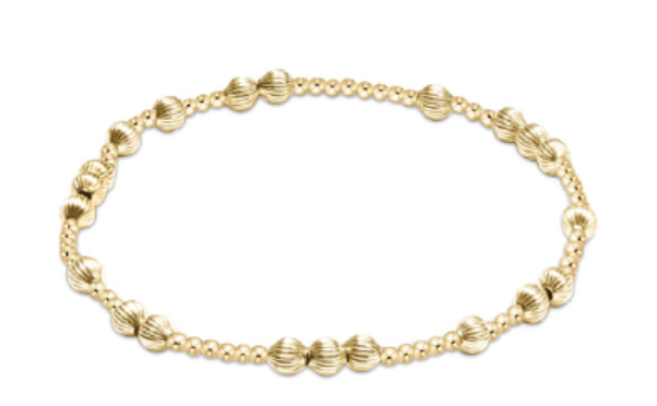 Hope Unwritten Dignity Bead Bracelet Gold