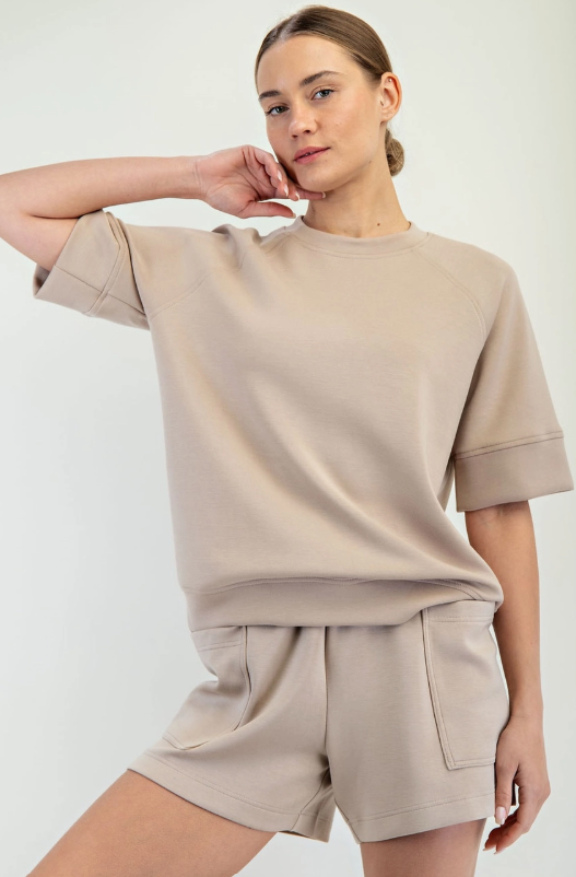 Mocha Cream Modal Top