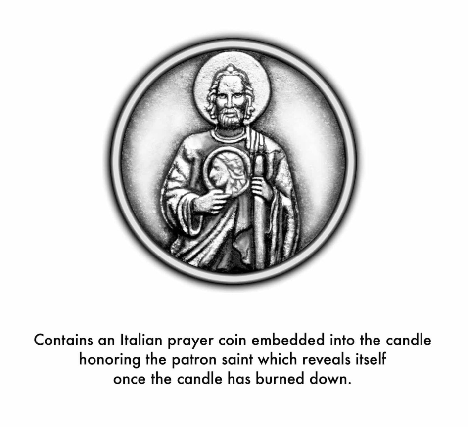 Special Edition Saint Jude Candle, Saint of Impossible Causes