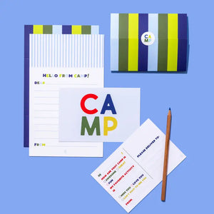 Camp Tri-Fold- Blue (FINAL SALE)