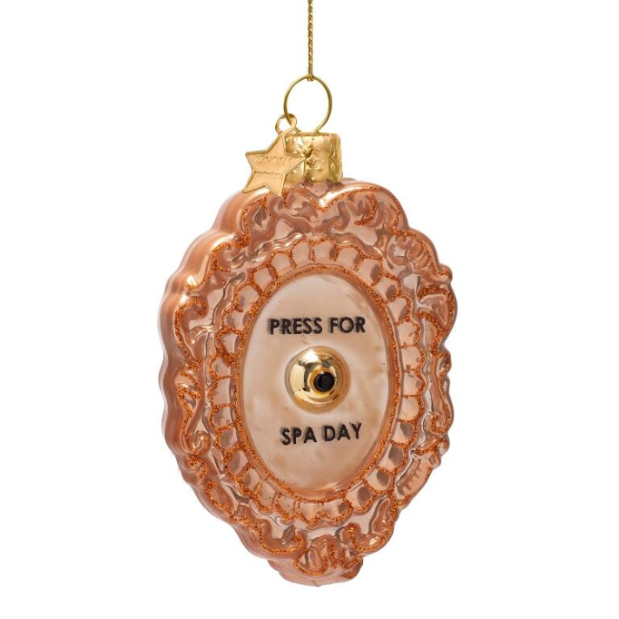 Press For Spa Ornament
