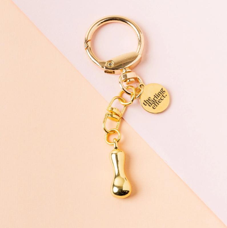 Bubble Letter Keychain