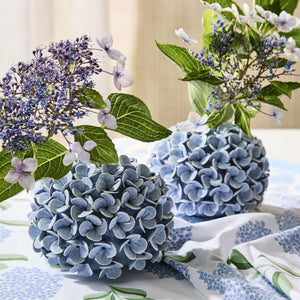 Blue Hydrangea Bud Vase / Taper Candle Holder (Sold Separately)