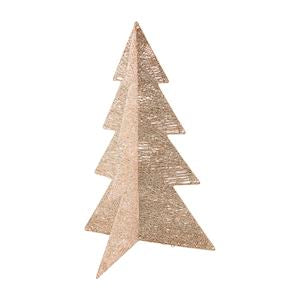 Gold Light Up Glitter Tree