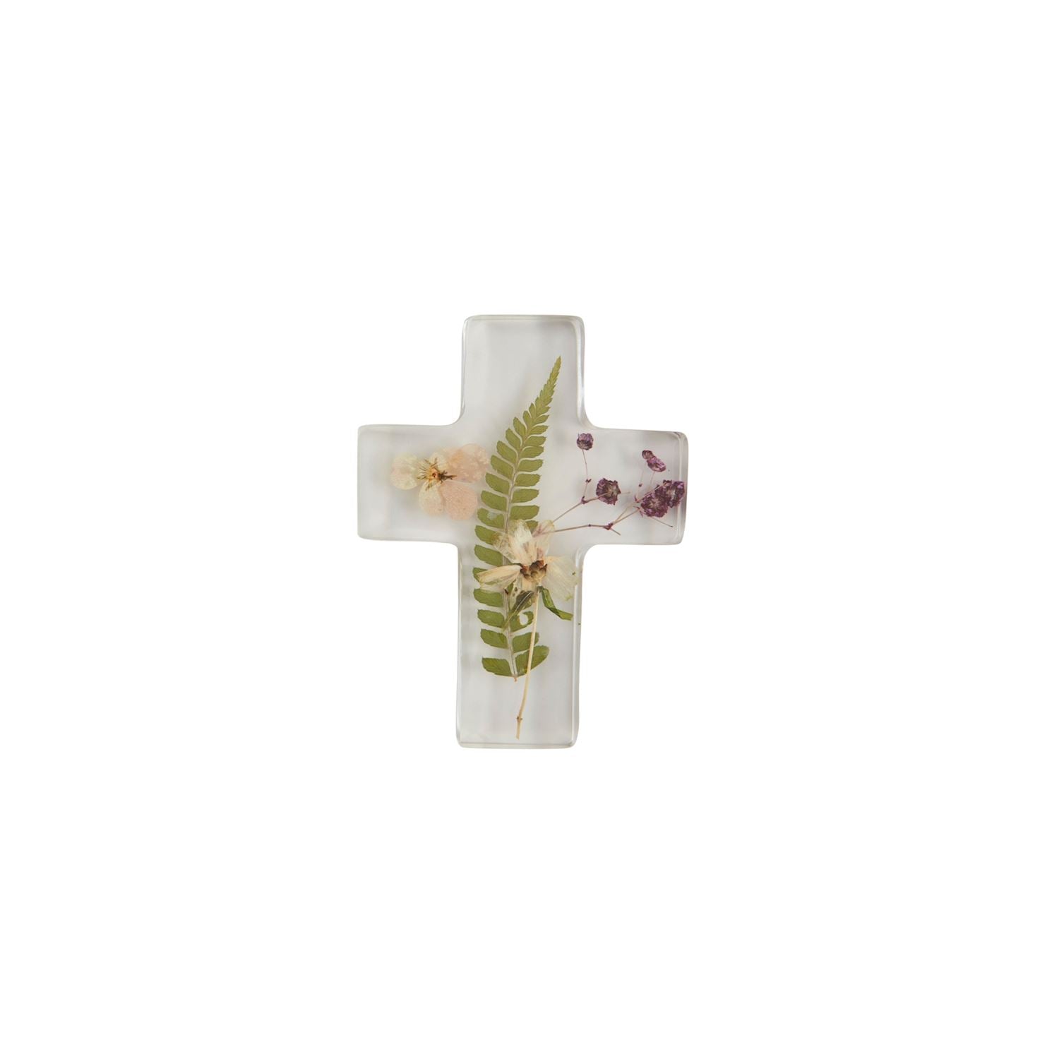 Flower & Fern Cross