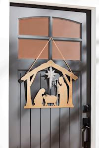 Nativity Door Hanger