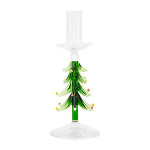 Glass Tree Taper Holder