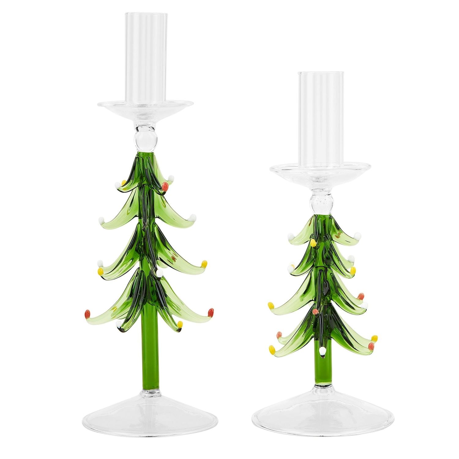 Glass Tree Taper Holder