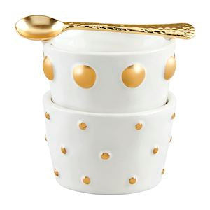 Gold Ceramic Tibdit Set