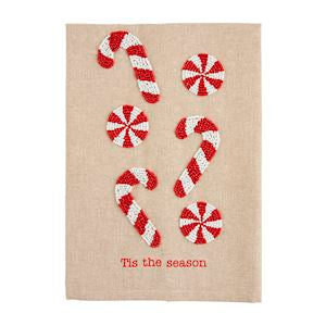 Candy Cane Xmas Towel