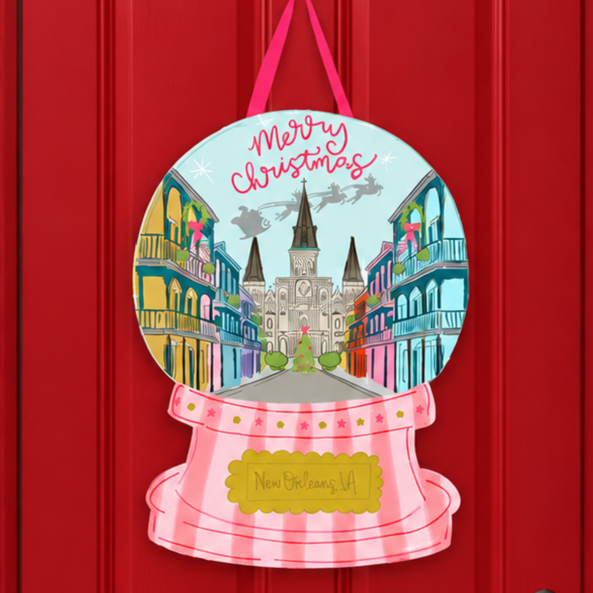 NOLA Globe Door Hanger