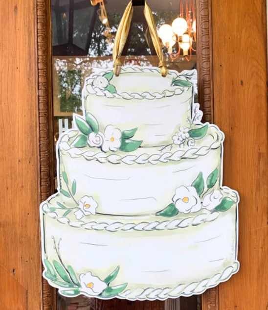 Wedding Cake Door Hanger