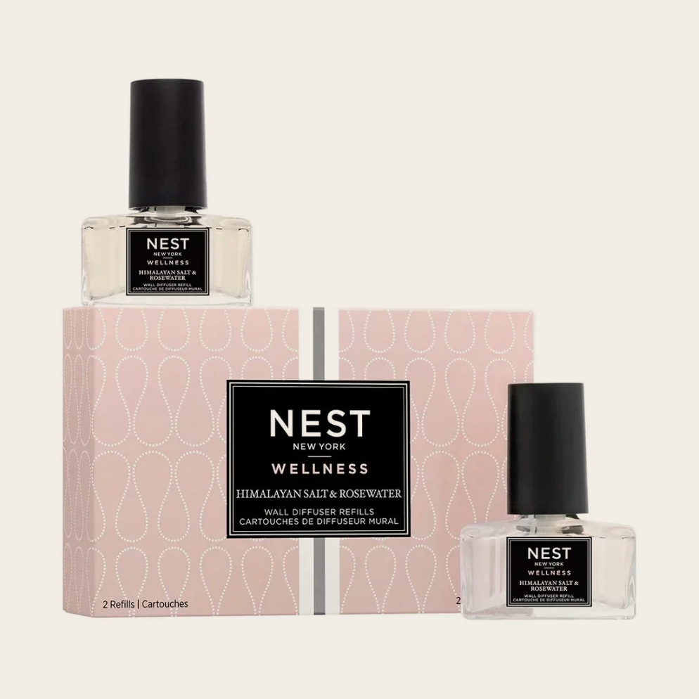Himalayan Salt & Rosewater Wall Diffuser Refill Duo