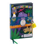 Floss & Rock "My Secret Diary" with dinosaur cover, yellow padlock and green ribbon