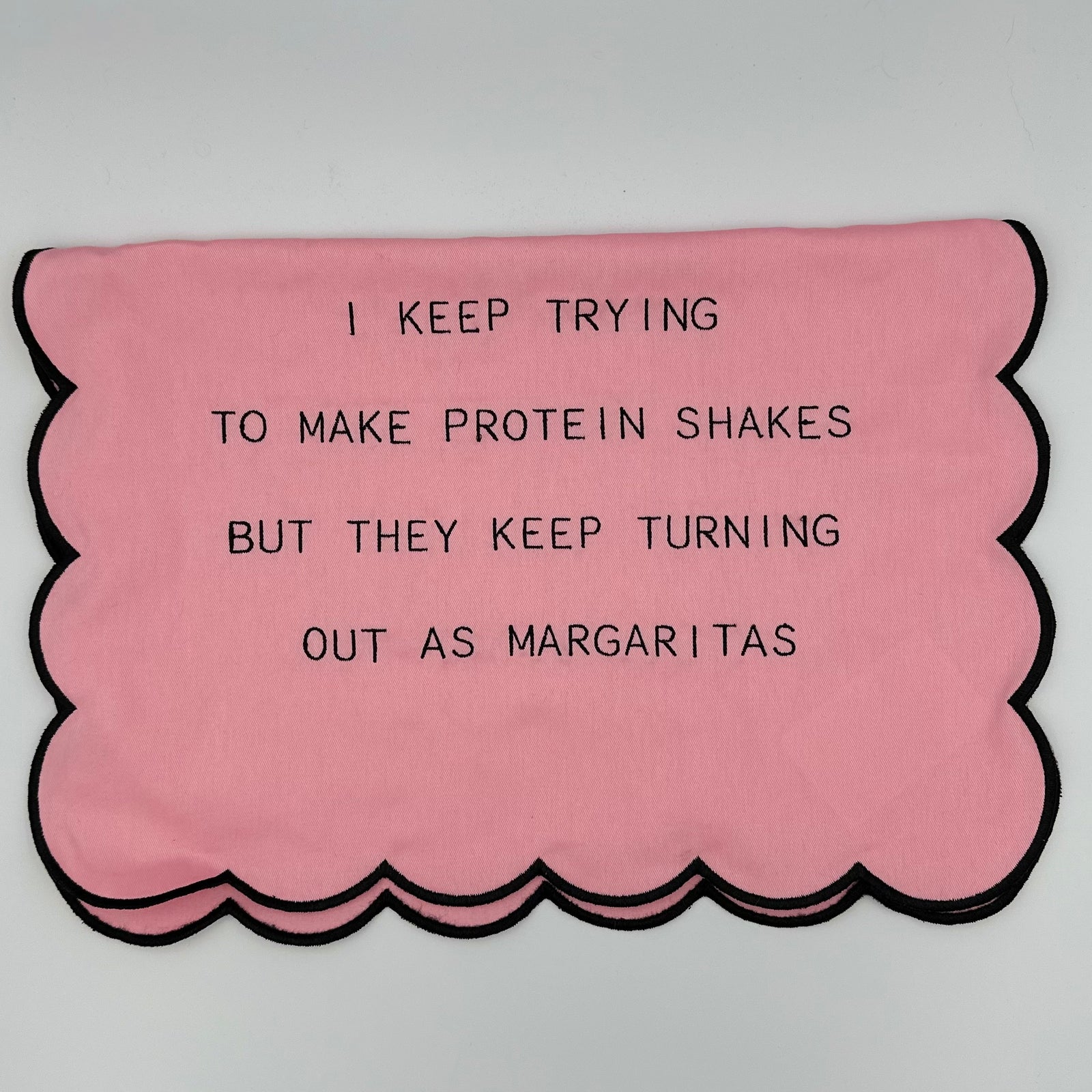 Protein Shakes Scallop Towel