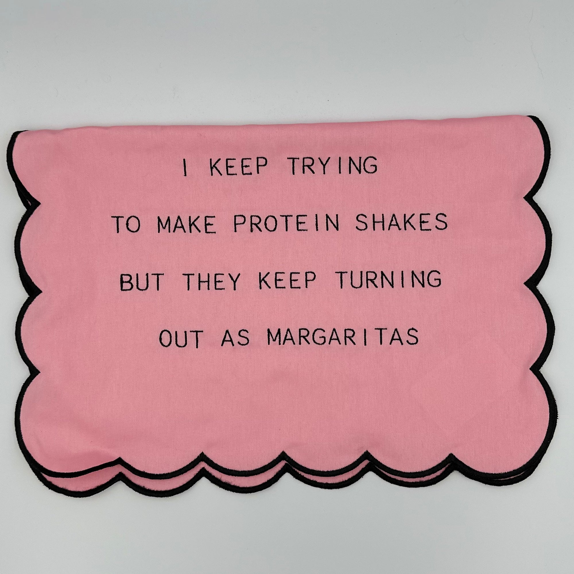 Protein Shakes Scallop Towel