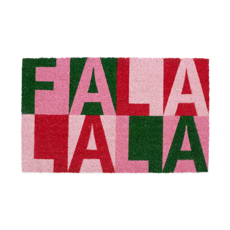 "FA-LA-LA" Doormat