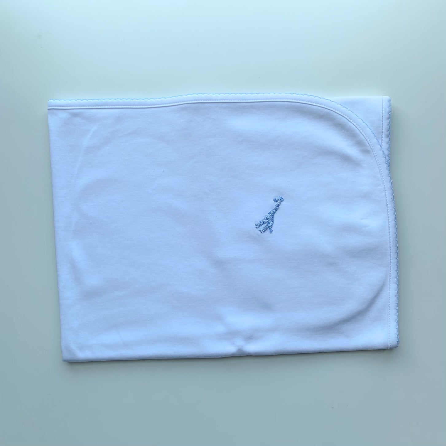 Blue Safari Emblem Blanket (FINAL SALE)