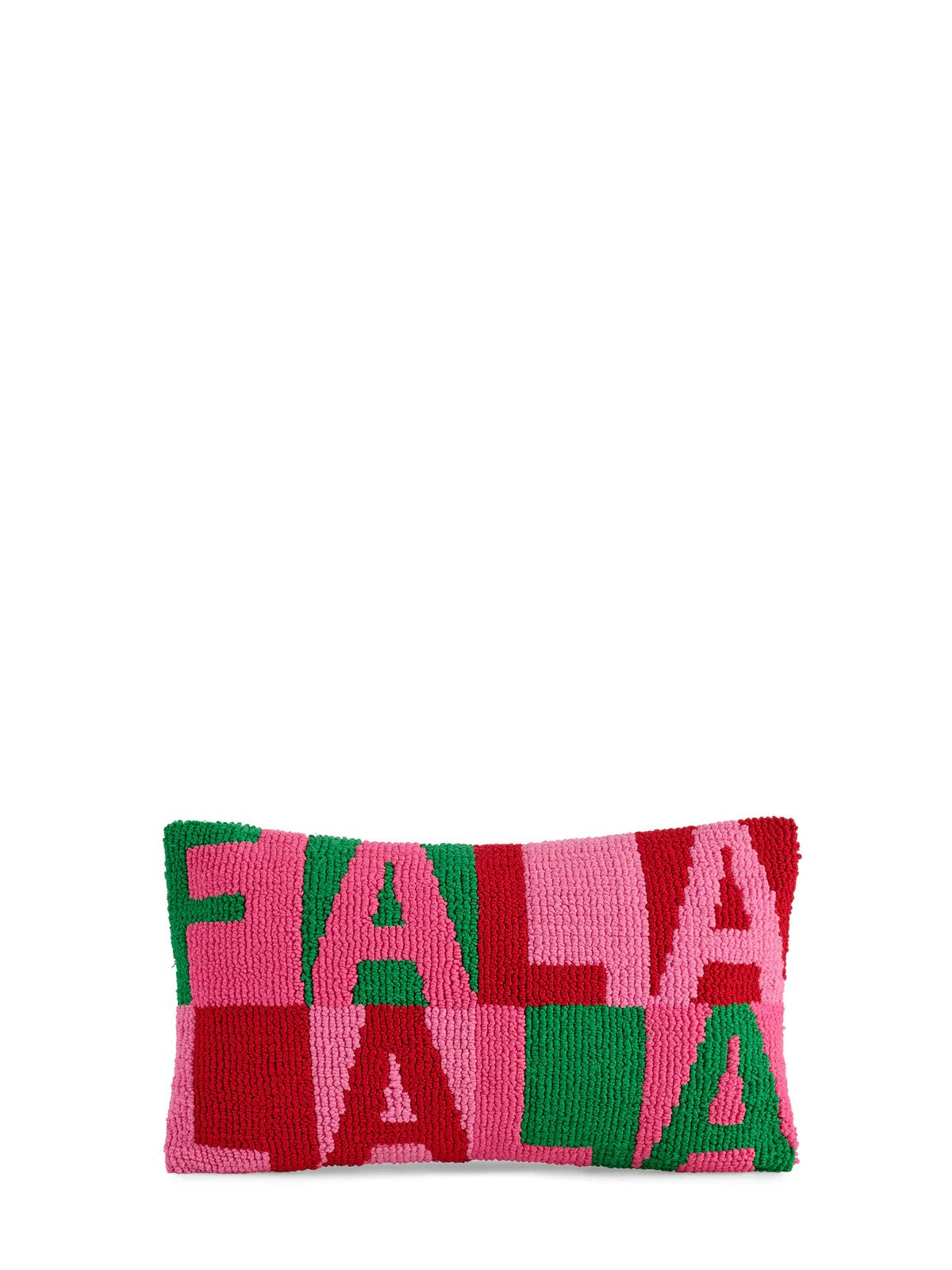 "FA LA LA" Tufted Pillow