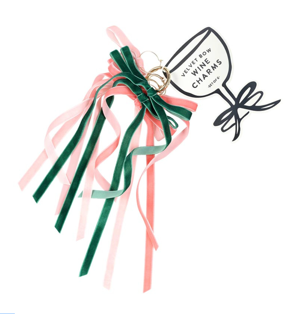 Velvet Bow Drink Marker - Mahjong