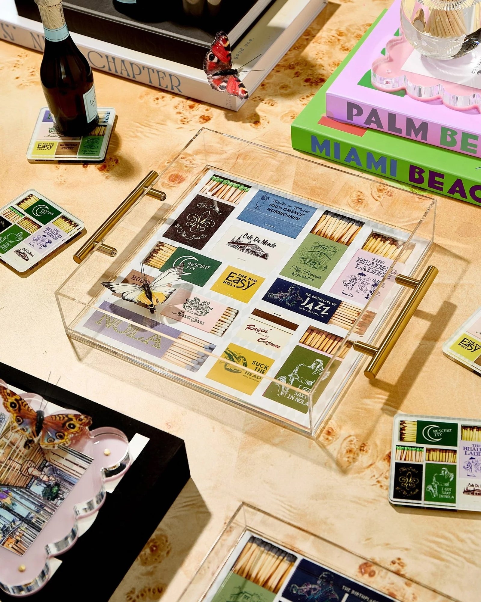 New Orleans Matchbook Tray- Large