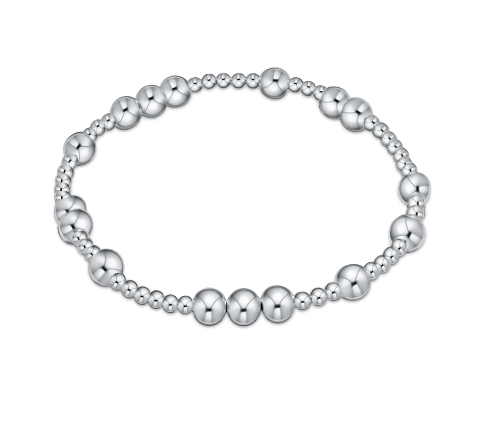 Hope Unwritten Sterling Silver Bead Bracelet
