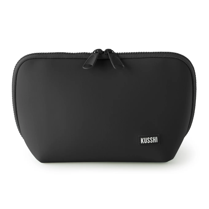 Neoprene Makeup Bag- Black