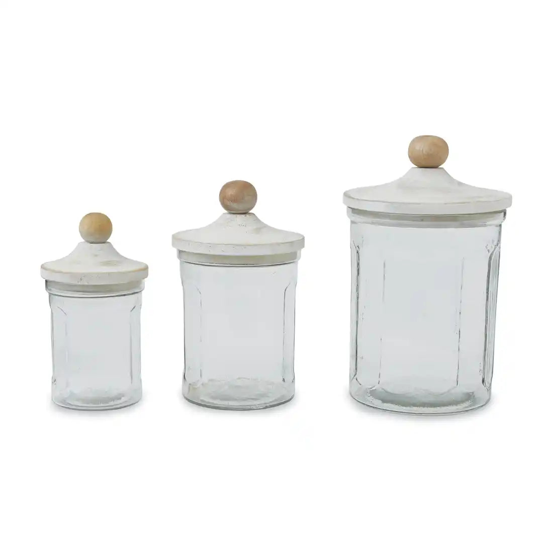Glass Canister Set (FINAL SALE)