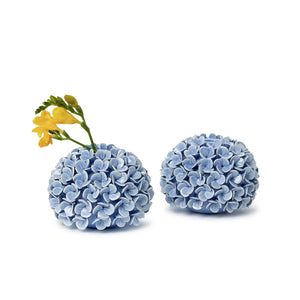 Blue Hydrangea Bud Vase / Taper Candle Holder (Sold Separately)