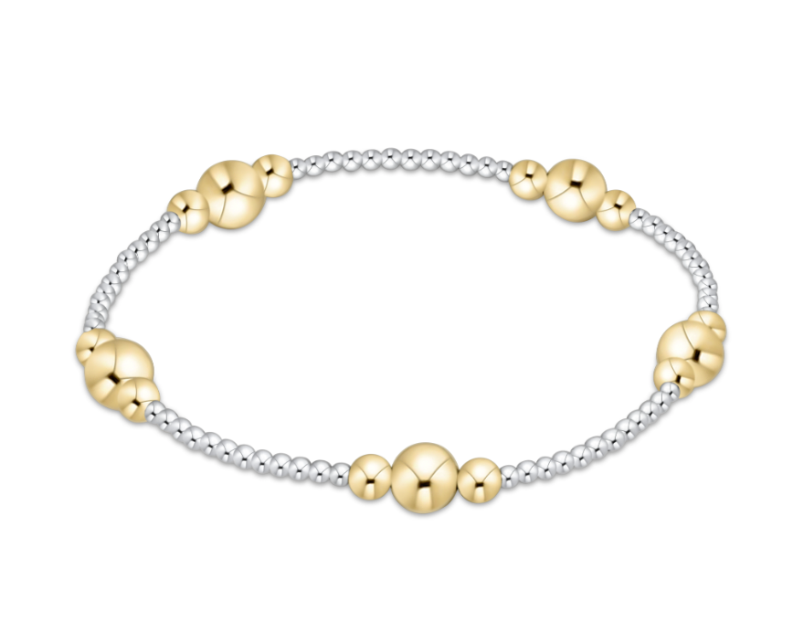 Purpose Gold 6mm Bead Bracelet Mixed Metal