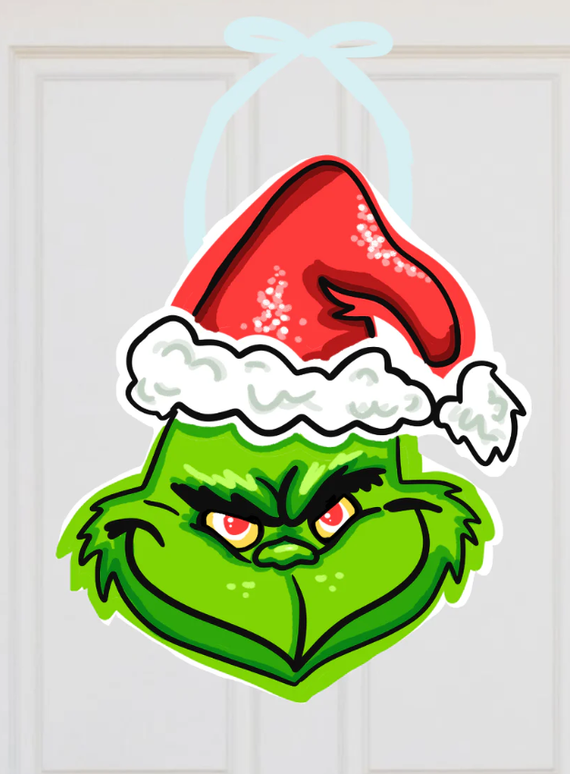 Grinch Door Hanger