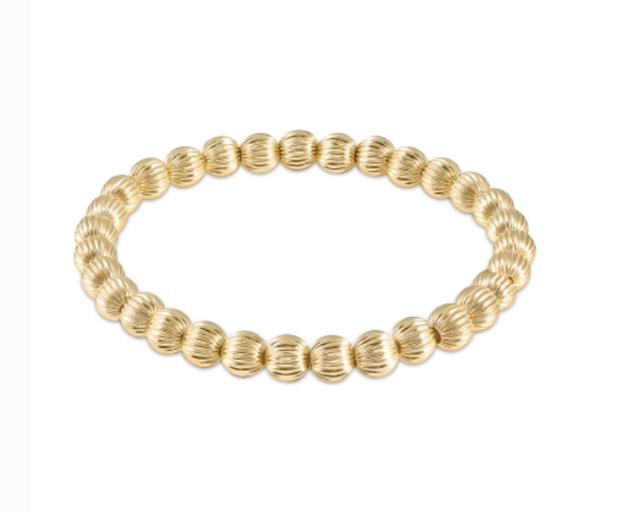 Extends - Dignity Gold 6mm Bead Bracelet