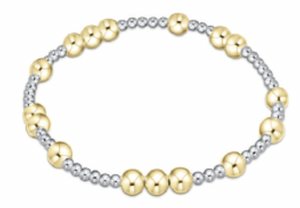 Hope Unwritten Mixed Metal Bead Bracelet