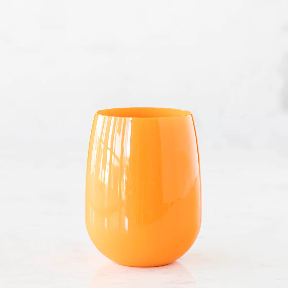 Acrylic Stemless Wine - Orange