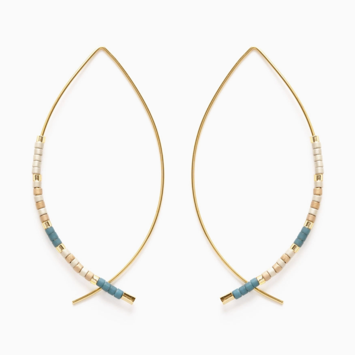 Japanese Marquise Threaders Sky