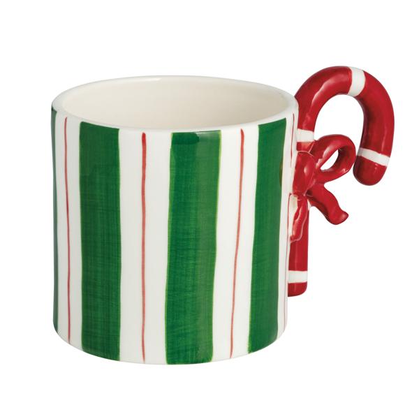Candy Cane Handle Mug