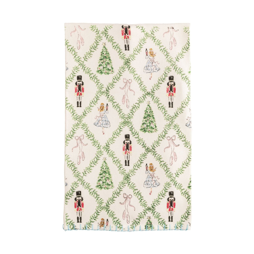 Lattice Nutcracker Towel
