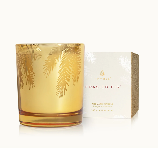 Frasier Fir Poured Candle, 6.5oz Gold