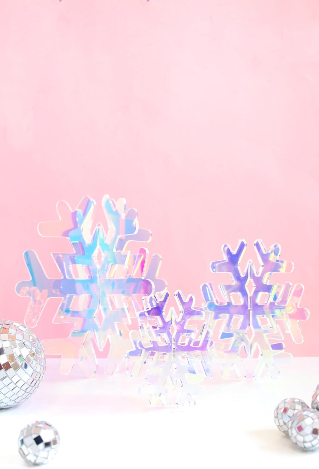 Iridescent Acrylic Snowflake