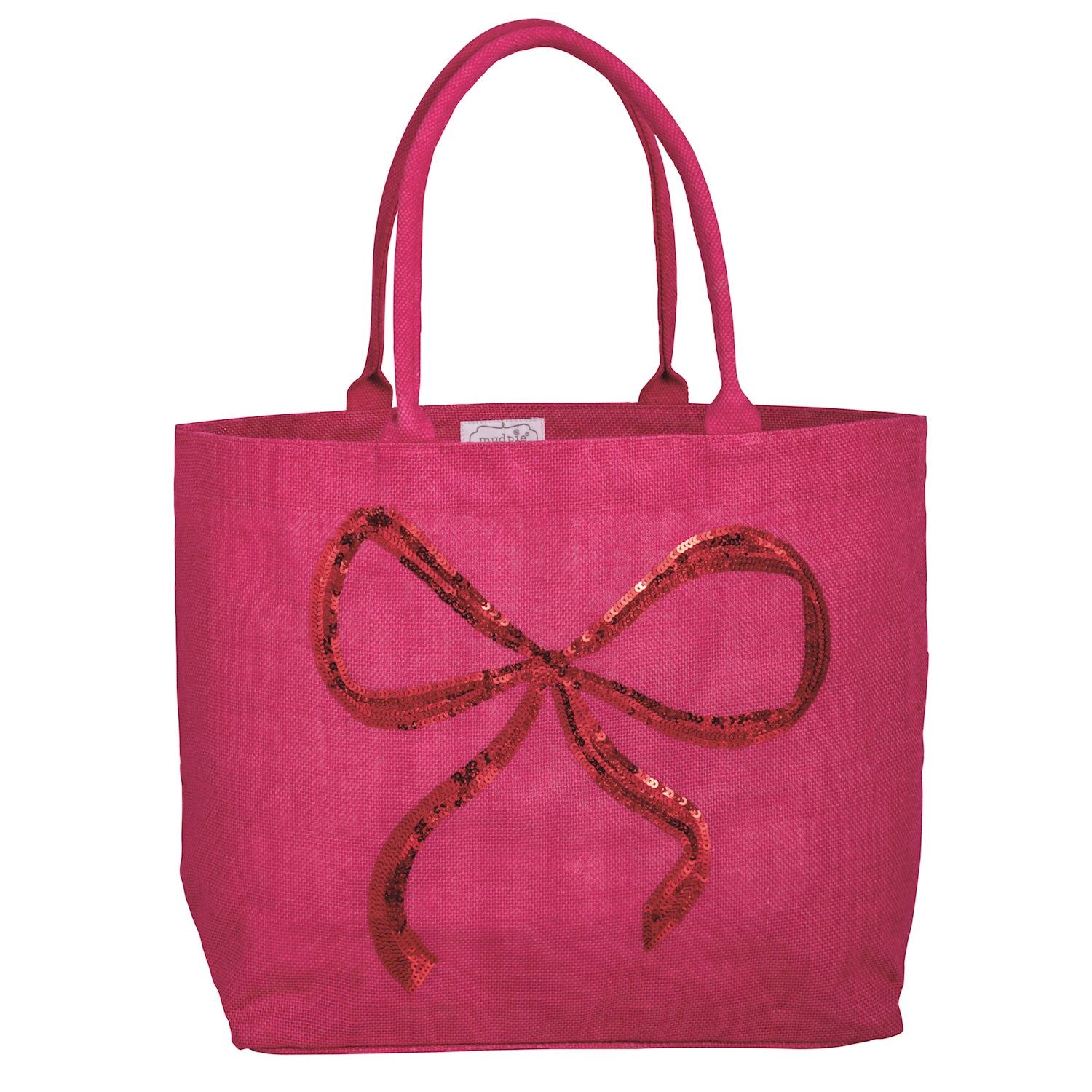 Bow Holiday Sparkle Tote