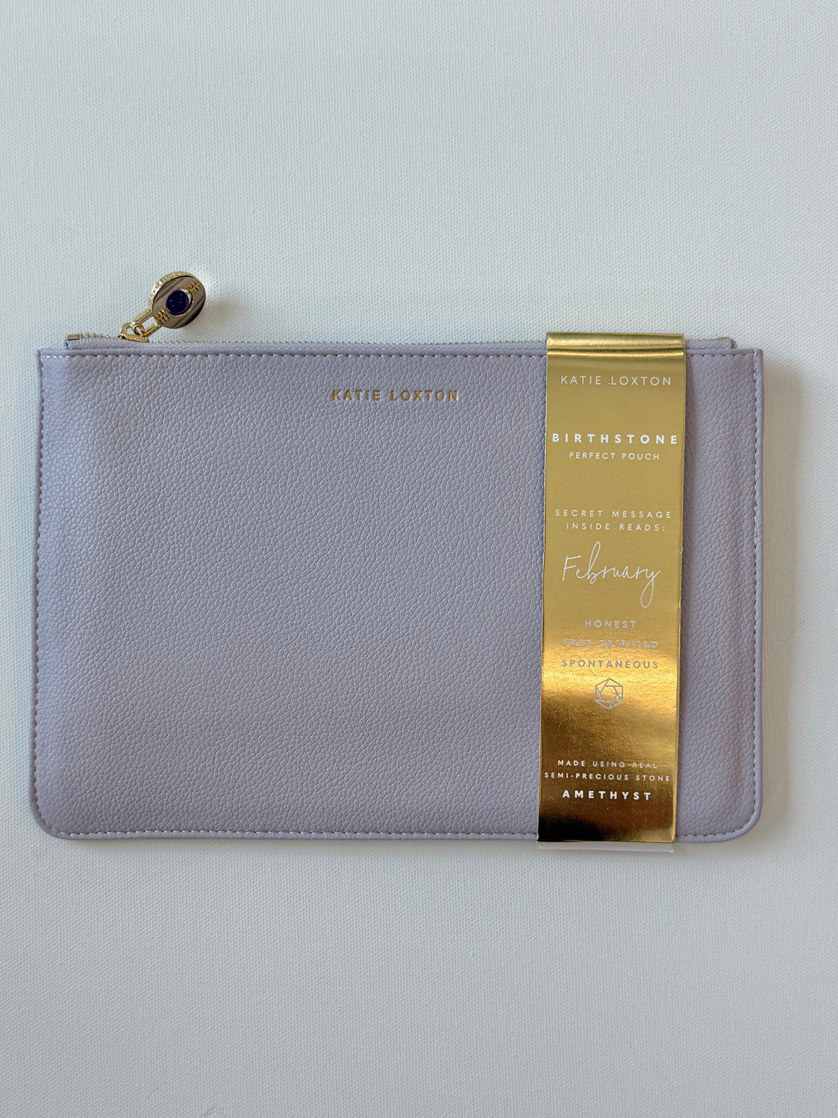 Birthstone Pouch - February - Light Lilac