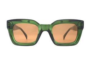 DYLAN - Polarized Sunglasses - Green/Brown