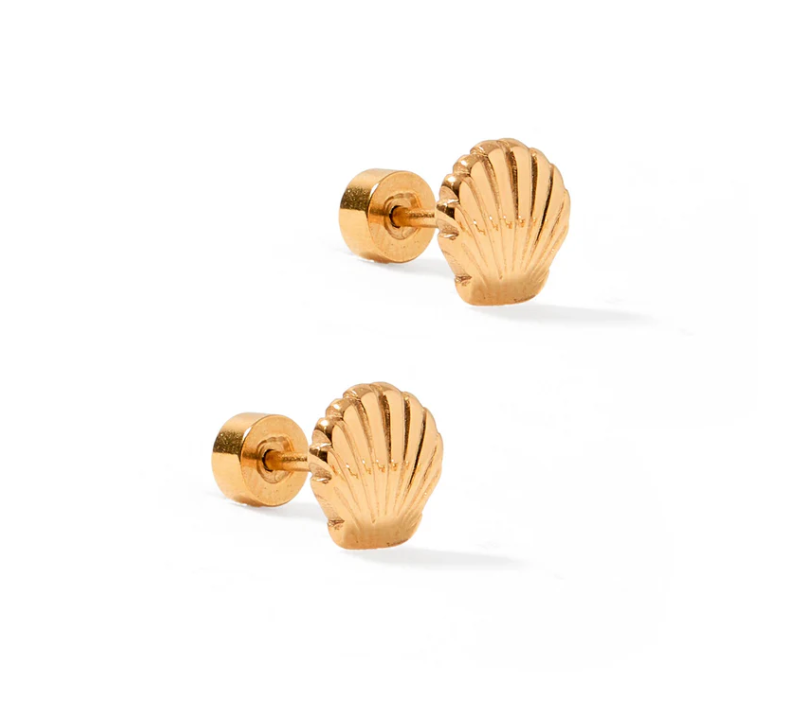 Screwback Stud - Marina Shell