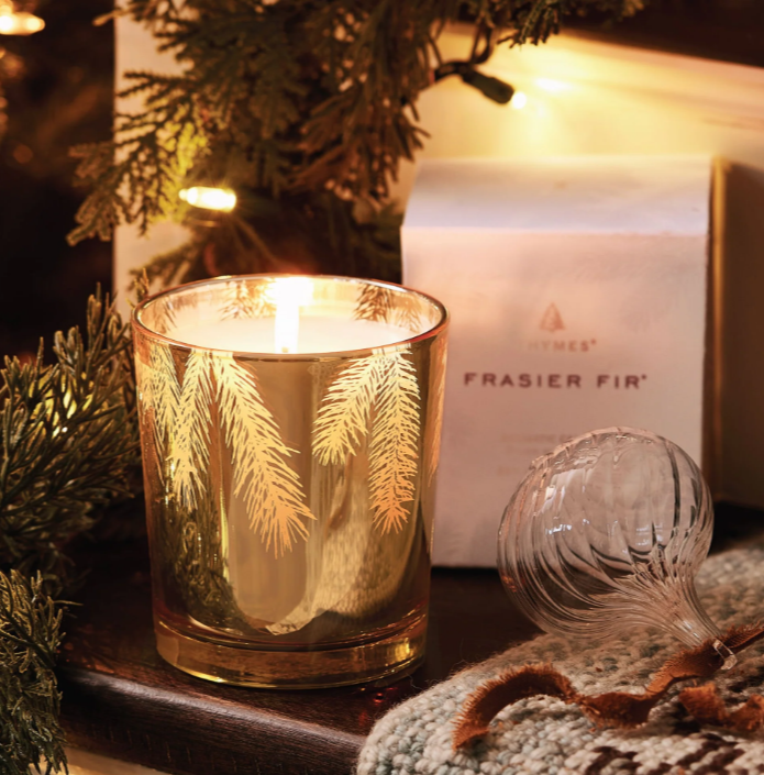 Frasier Fir Poured Candle, 13oz Gold
