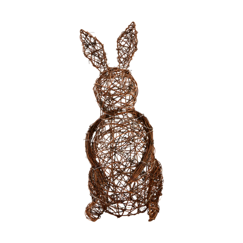 Large Woven Bunny Sitter