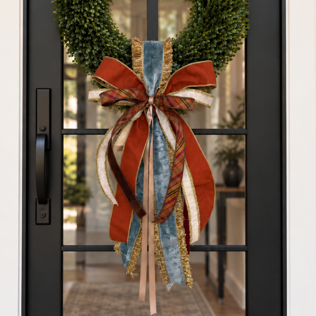Royal Pumpkin Sash & Bow