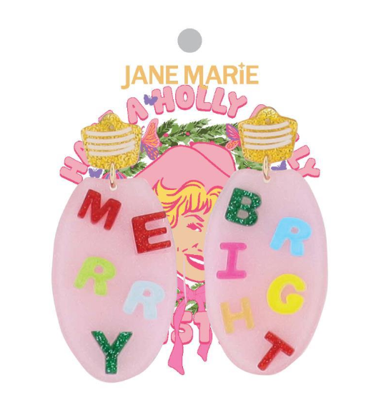 "Merry" & "Bright" Bulb Earrings