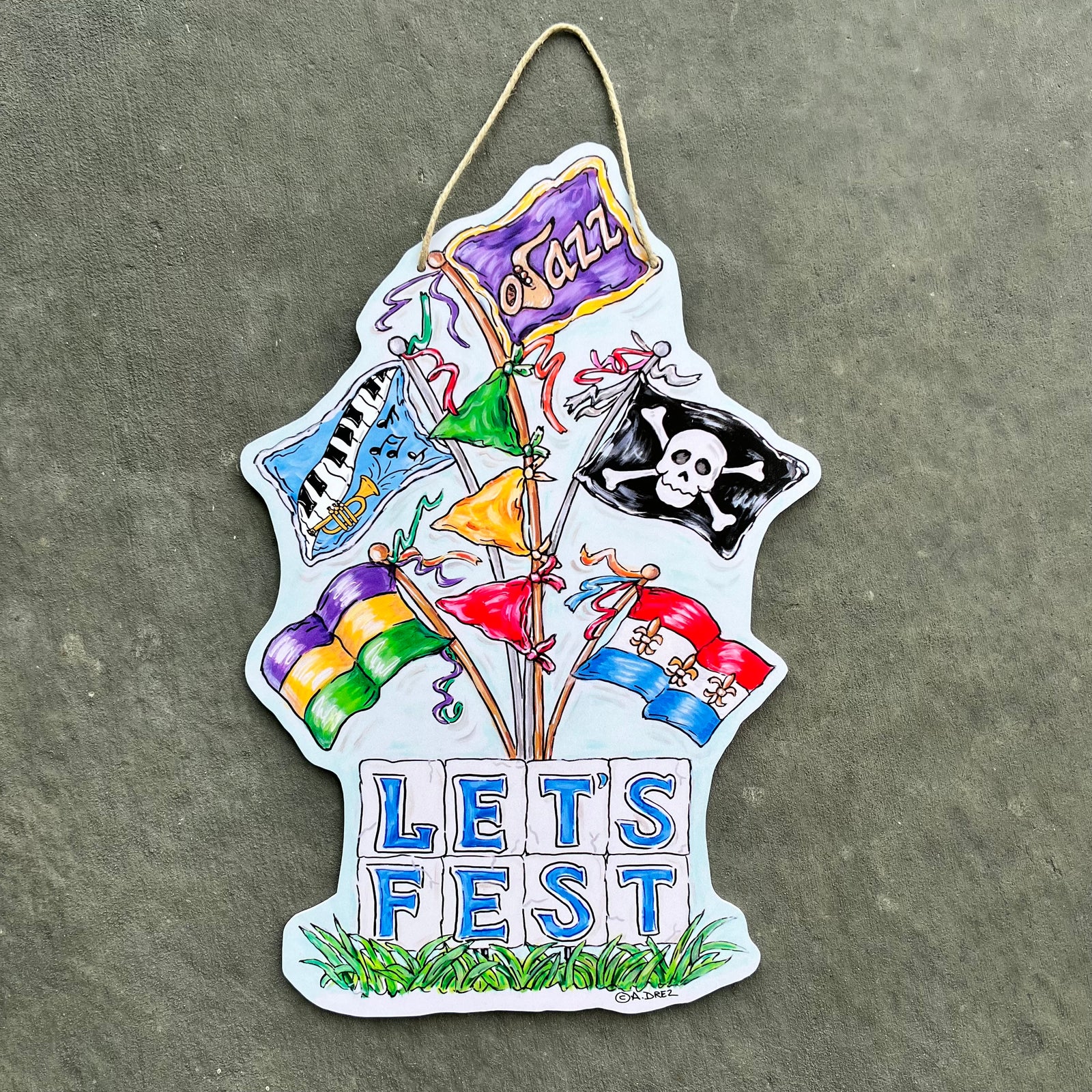 Let's Fest Door Hanger